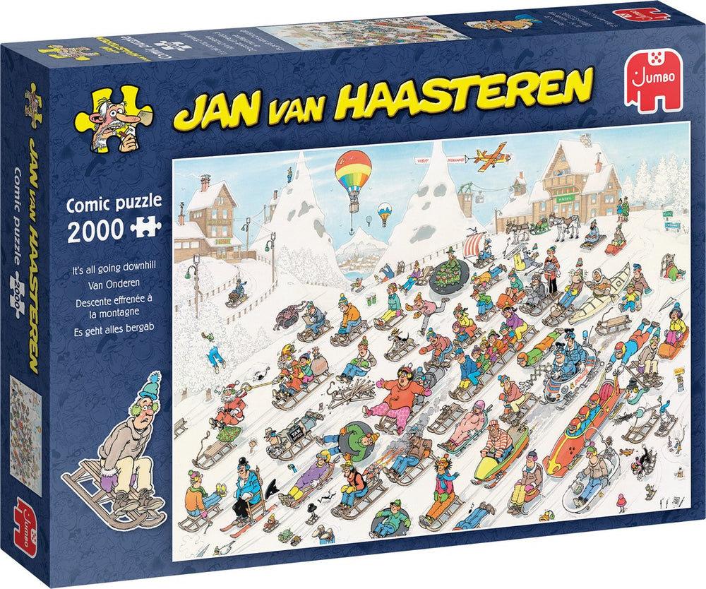 Jumbo jan van haasteren - van onderen - 2000 stukjes puzzel - legpuzzel