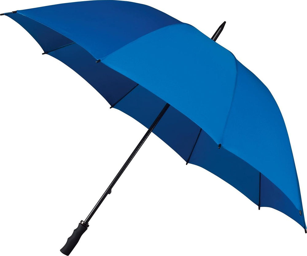 golfparaplu winddicht handopening 130 cm blauw