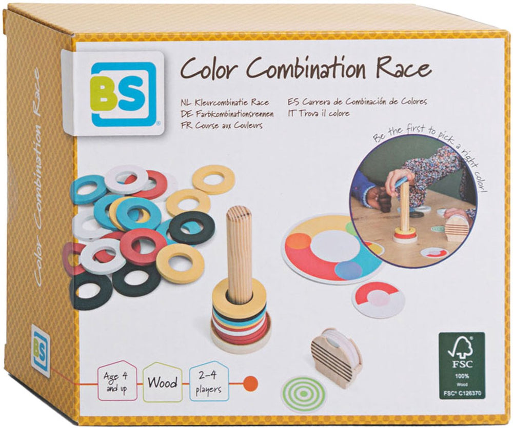 Bs speelgoed kleurcombinatie race spel