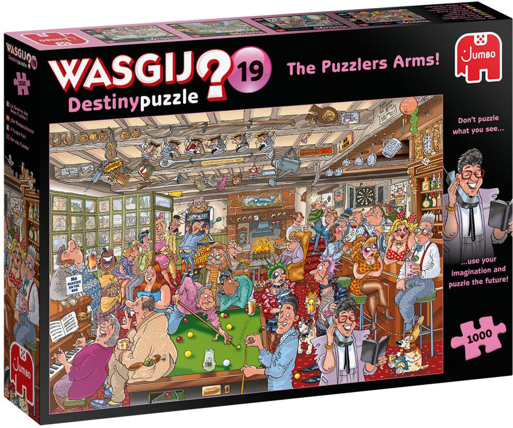 Puzzel wasgij café de puzzelhoek 1000 stukjes