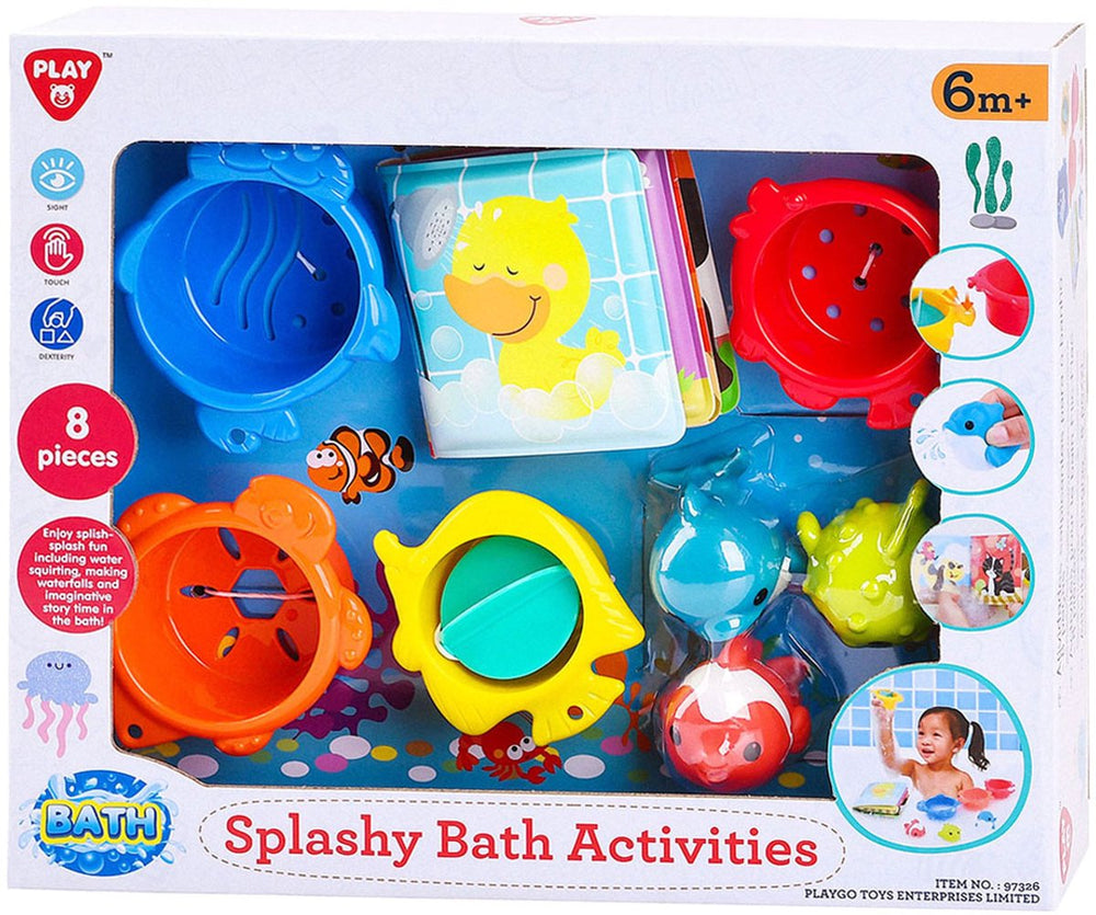 Speel splashy badspeelgoed, 8dlg.