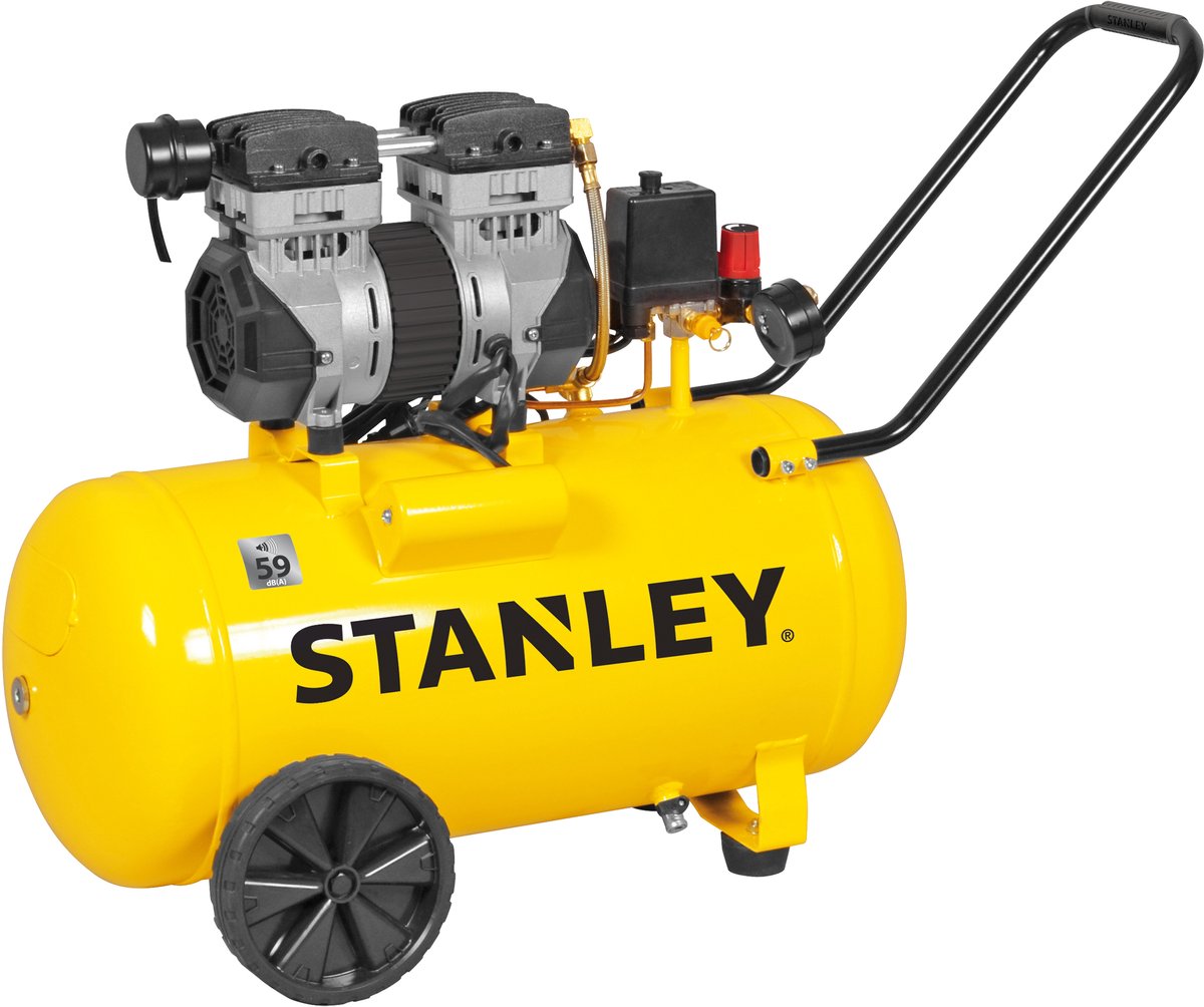 Stanley b2dc2g4stn705 compressor - olievrij - 8bar - 750w