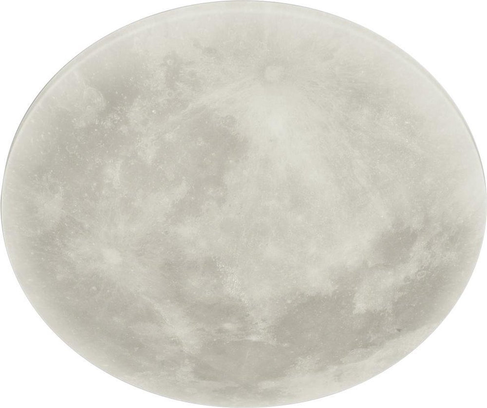 Trio lunar - plafondlamp - wit - incl. 1x smd 22 w - afstandsbediening - geintegreerde dimmer - nachtlampje - niet extern dimbaar - patroon bescherming - wand- en plafondmontage