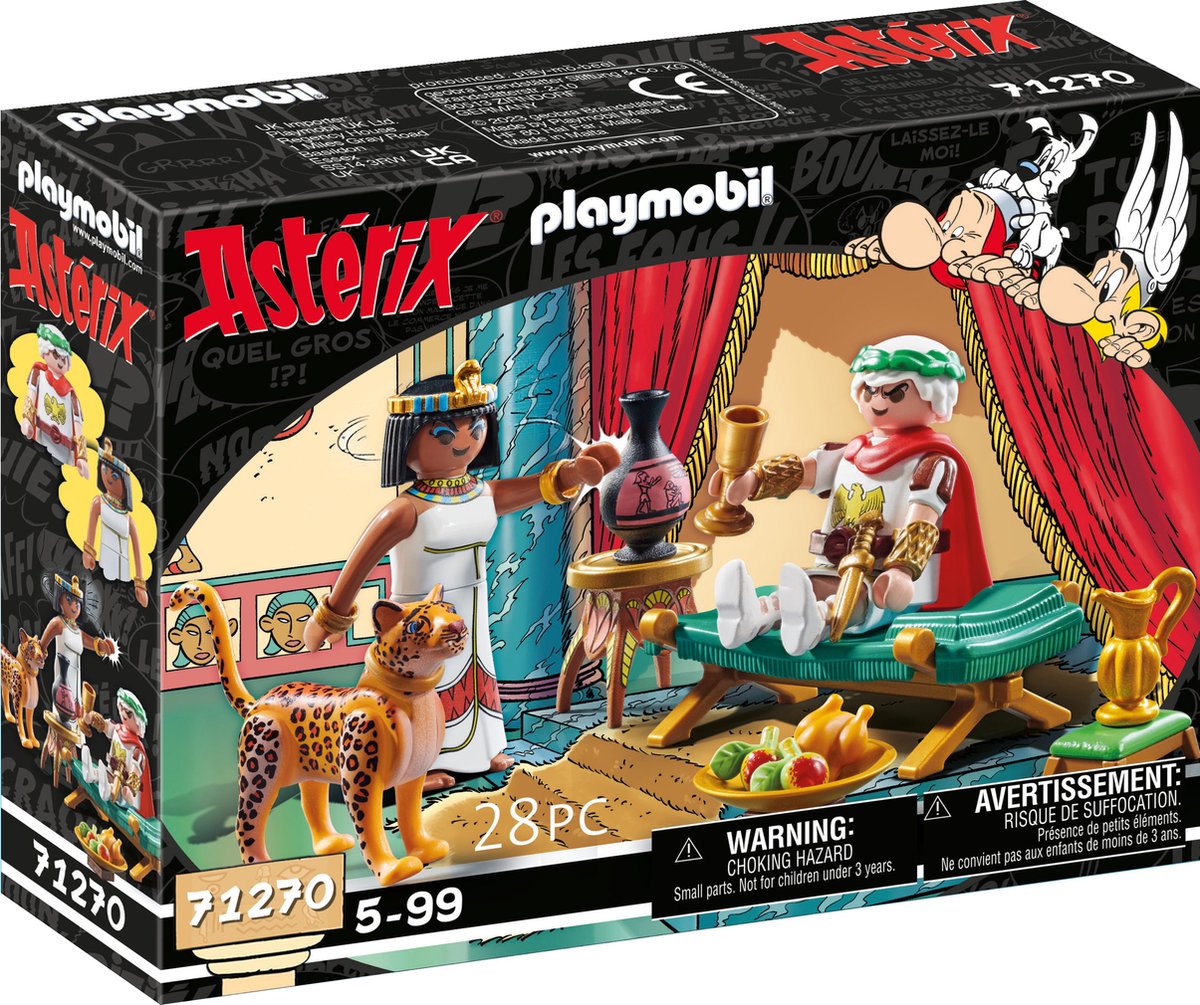 Playmobil astérix: caesar cleopatra - 71270