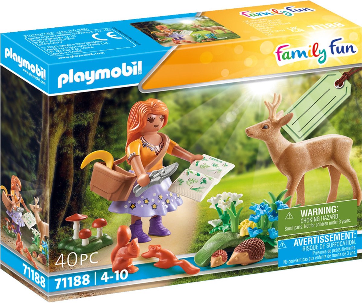 Playmobil family fun kruidendokter met hert - 71188