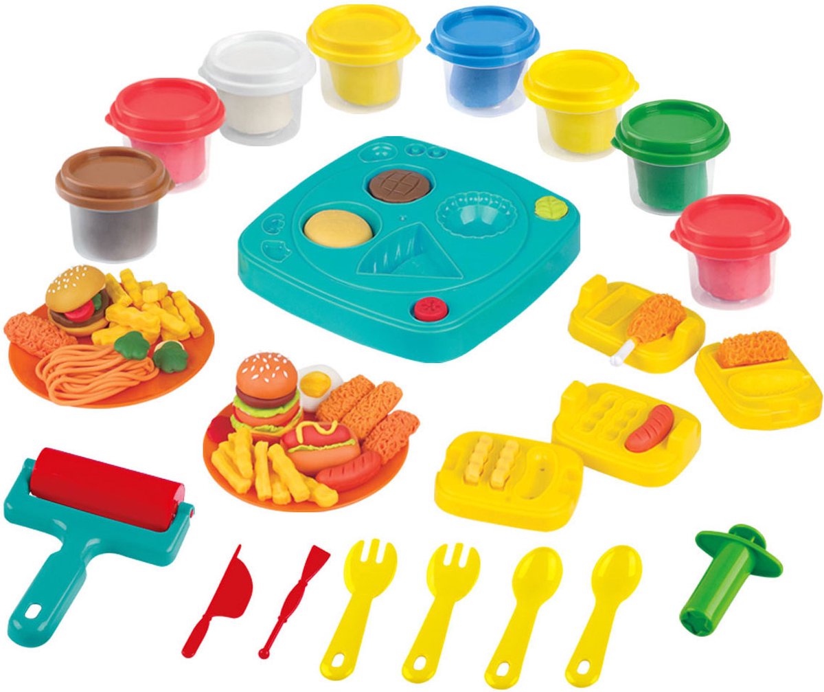 Speeldiner café kleiset, 8 kleipotjes