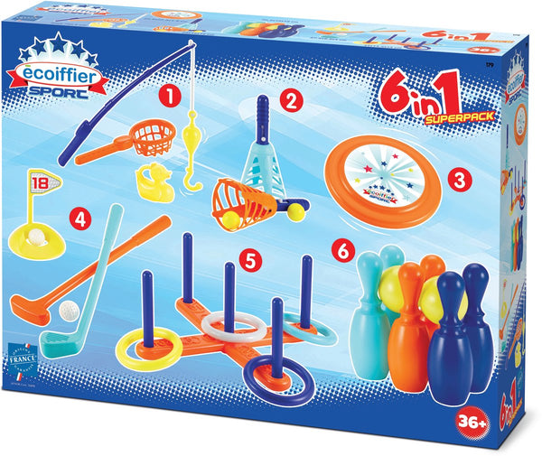 Ecoffier strandspeelgoedset ecoiffier multicolour