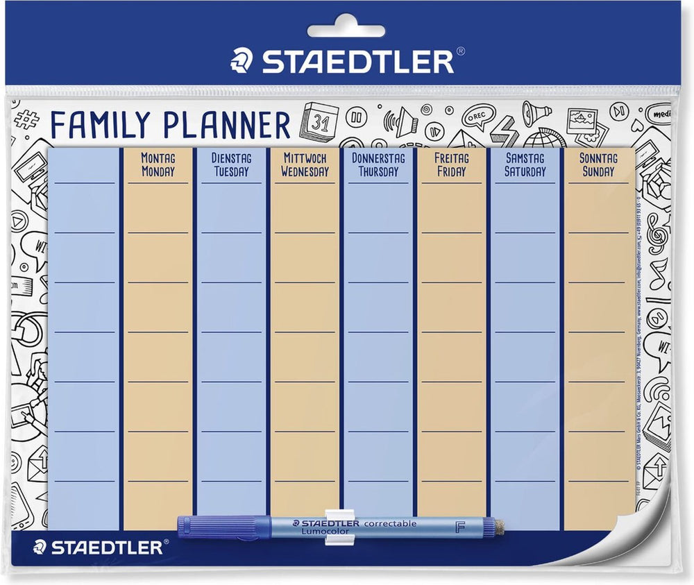 Staedtler lumocolor family planner set 641 fp markeerstift 1 stuk(s)