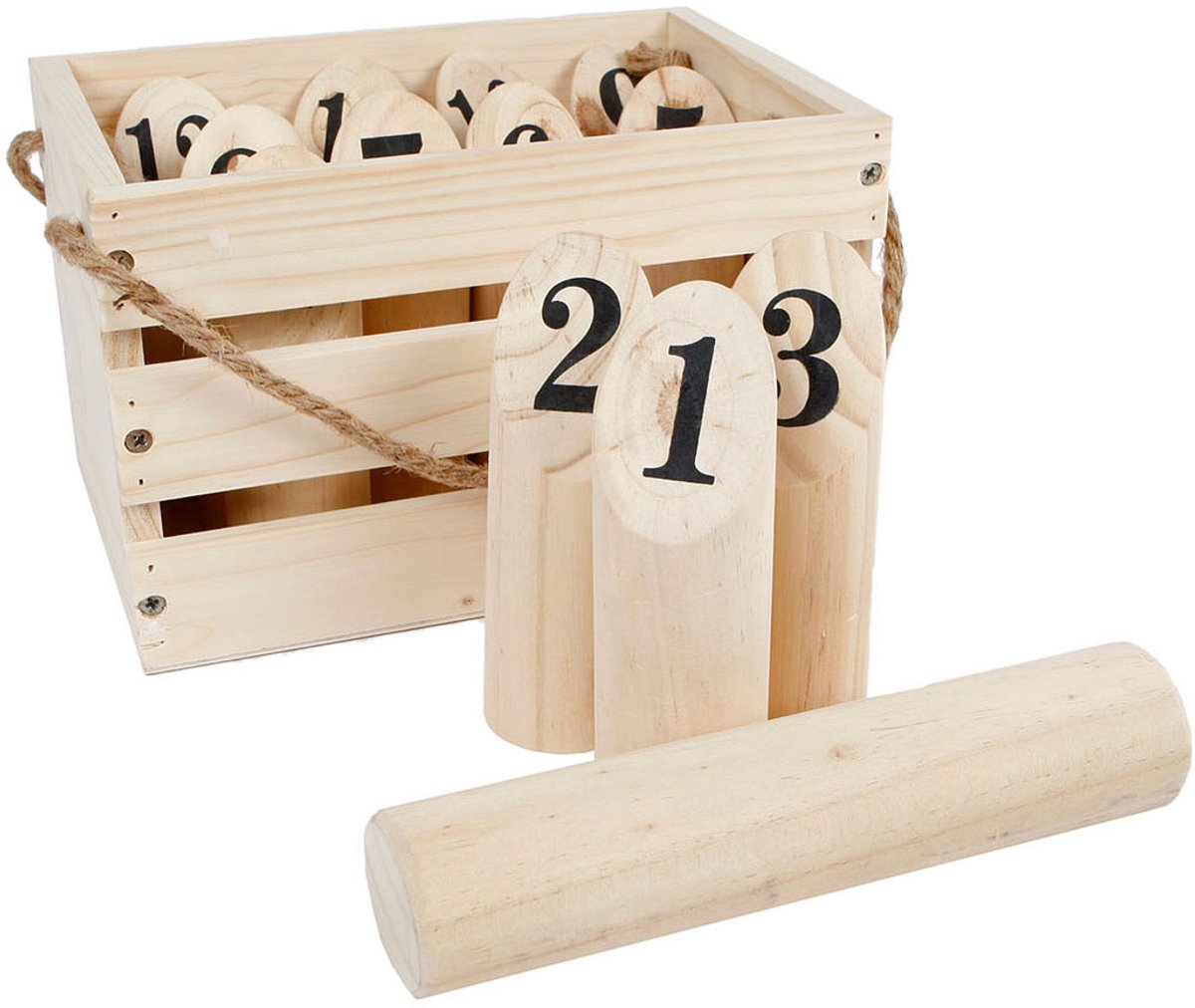 Gametime wooden number toss game
