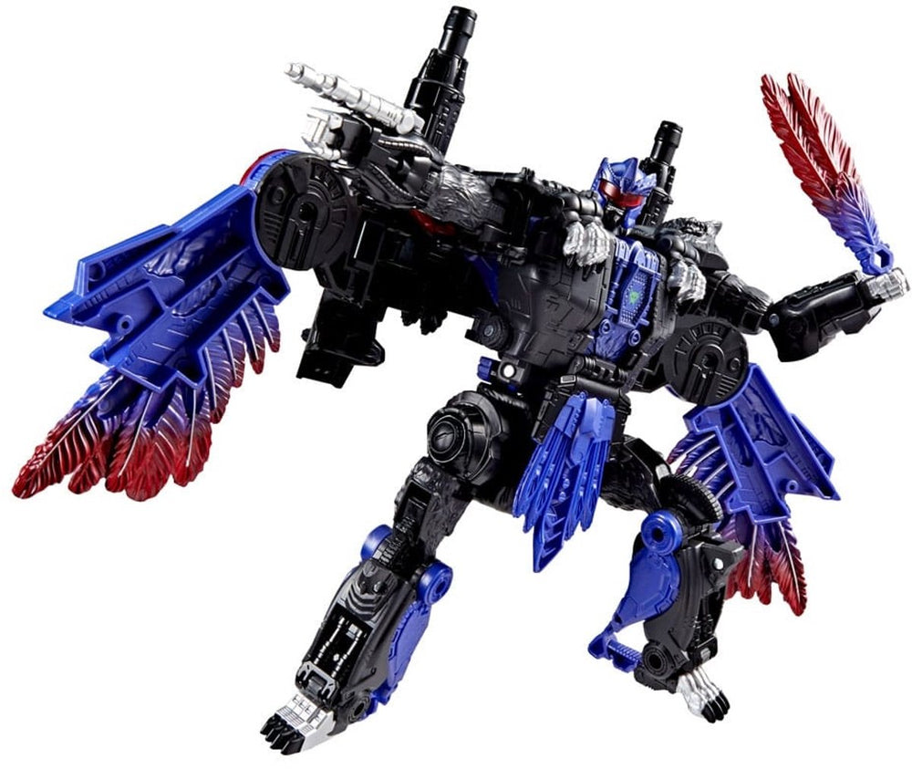 Hasbro transformers age of the primes leader class action figure razorclaw 19 cm action figuur