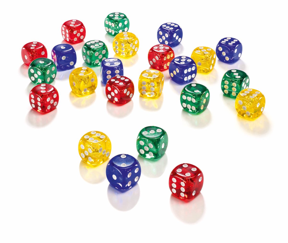Schmidt ® - dobbelsteen ligretto® - würfel ligretto® - actiespel met dobbelstenen - snel reactiespel - vanaf 8 jaar - 2-4 spelers