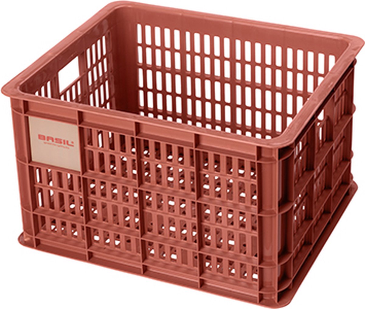 Basil fietskrat M - medium - 29.5 liter - rood