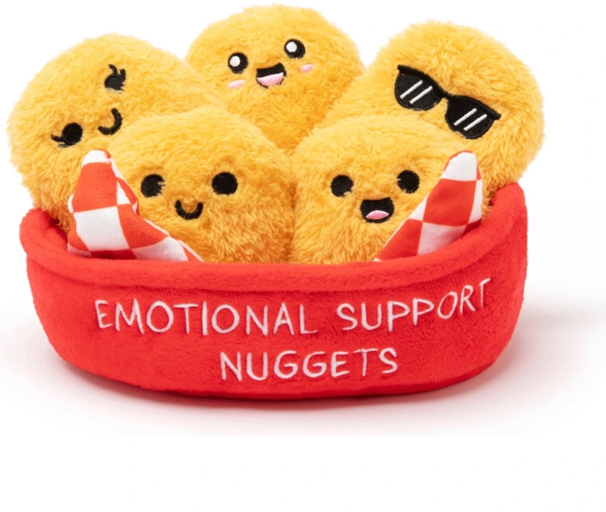 Just play emotional support nuggets - kipnuggets knuffels - kawaii pluche set