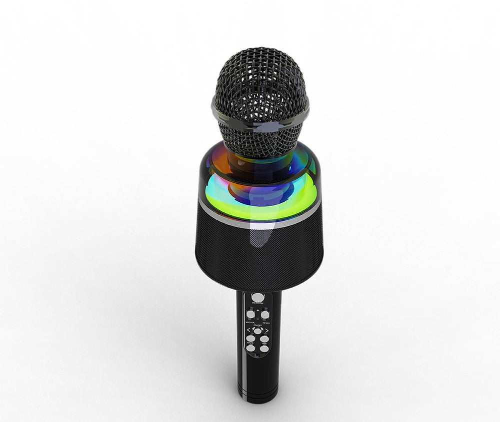 Gembird draadloze karaoke microfoon - zwart - universeel geschikt - plug play