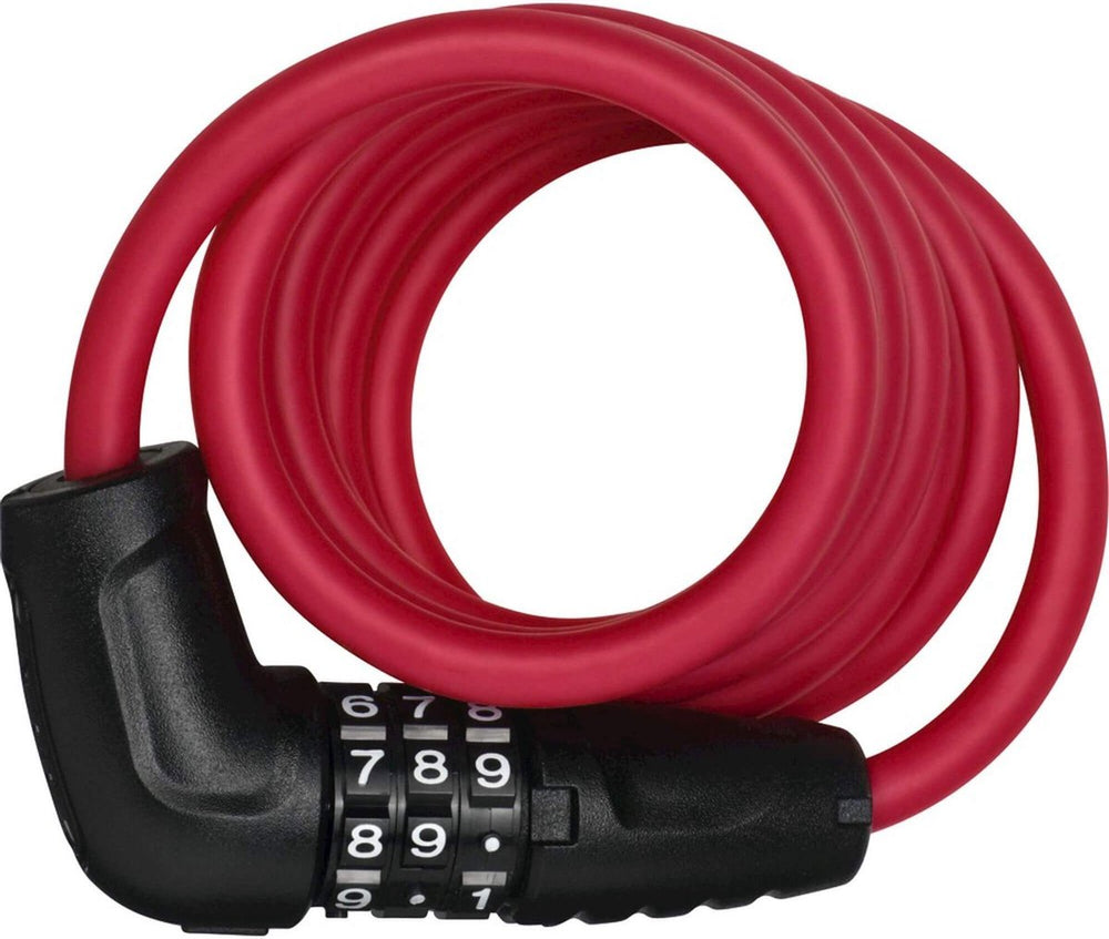 Abus Combination Cable Lock 150cm Red