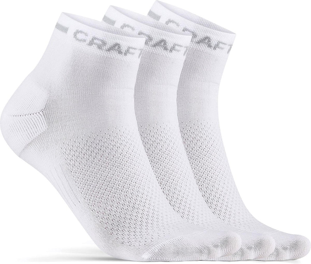 Craft active mid sock 3-pack unisex sportsokken - wit