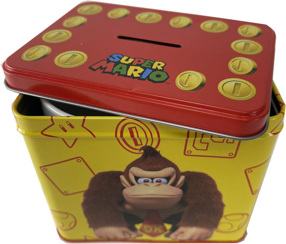 Nintendo : super mario bros - donkey kong mug + money box set merchandise