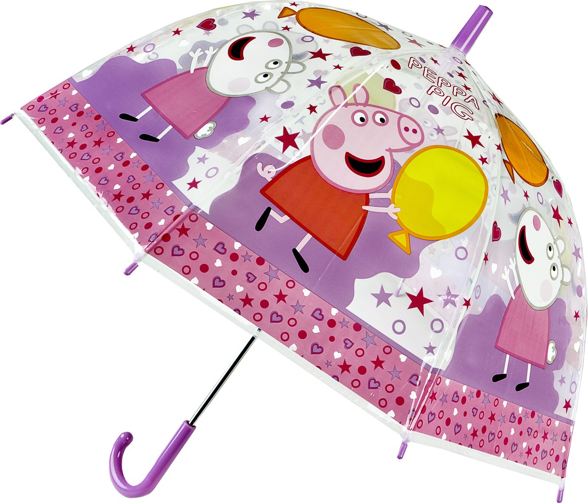 Undercover peppa pig kinderparaplu multicolor - regenbescherming.