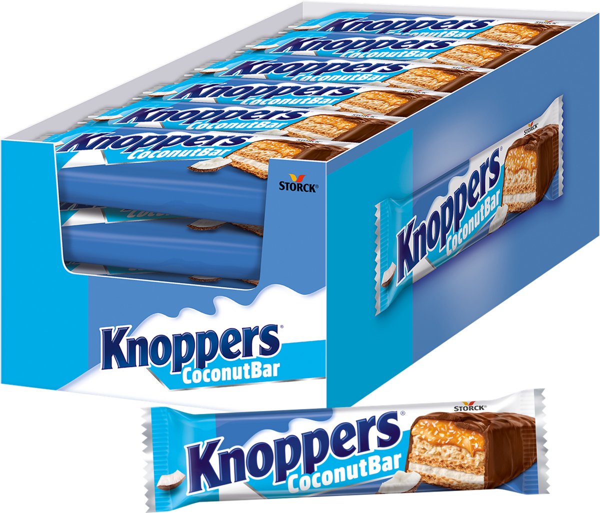 Knoppers coconut bar single (24x 40gr)