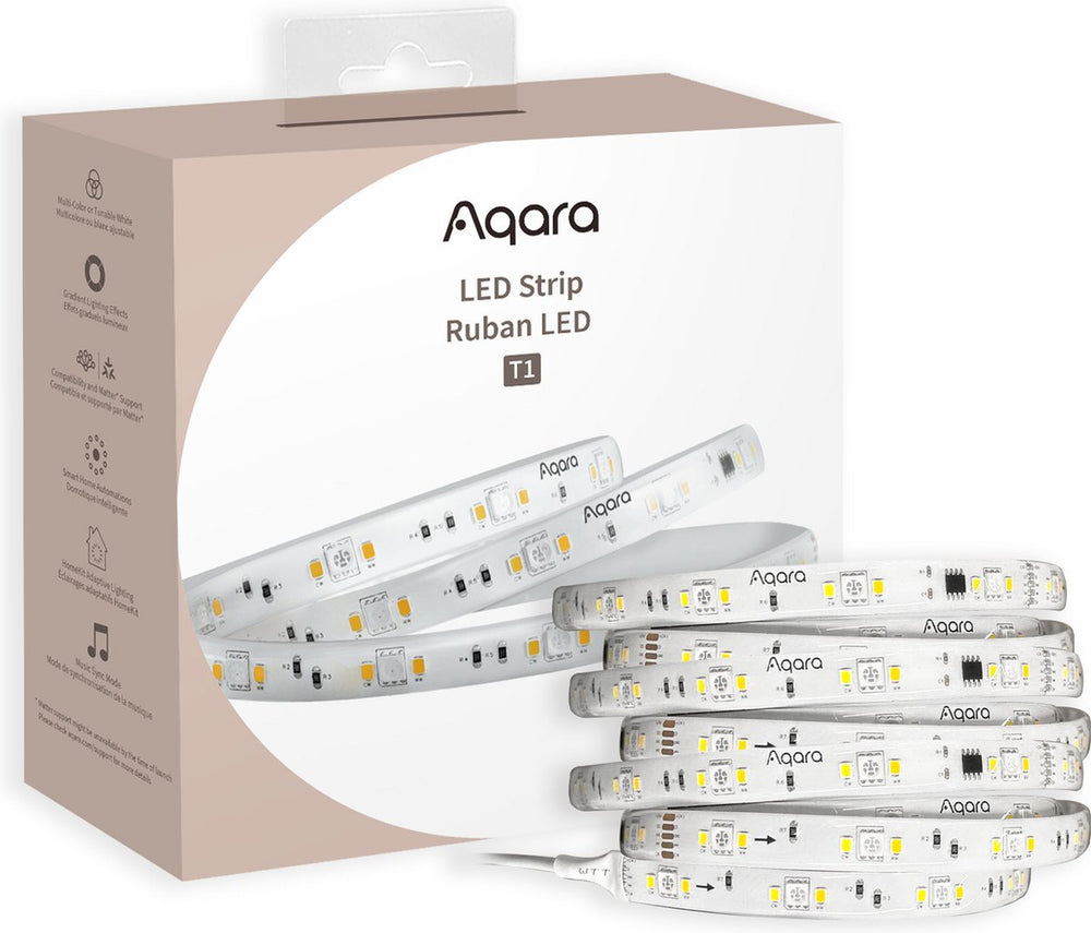 Aqara led strip t1 - zigbee 3.0 - rgbic - compatibel apple home via hub - 2 meter