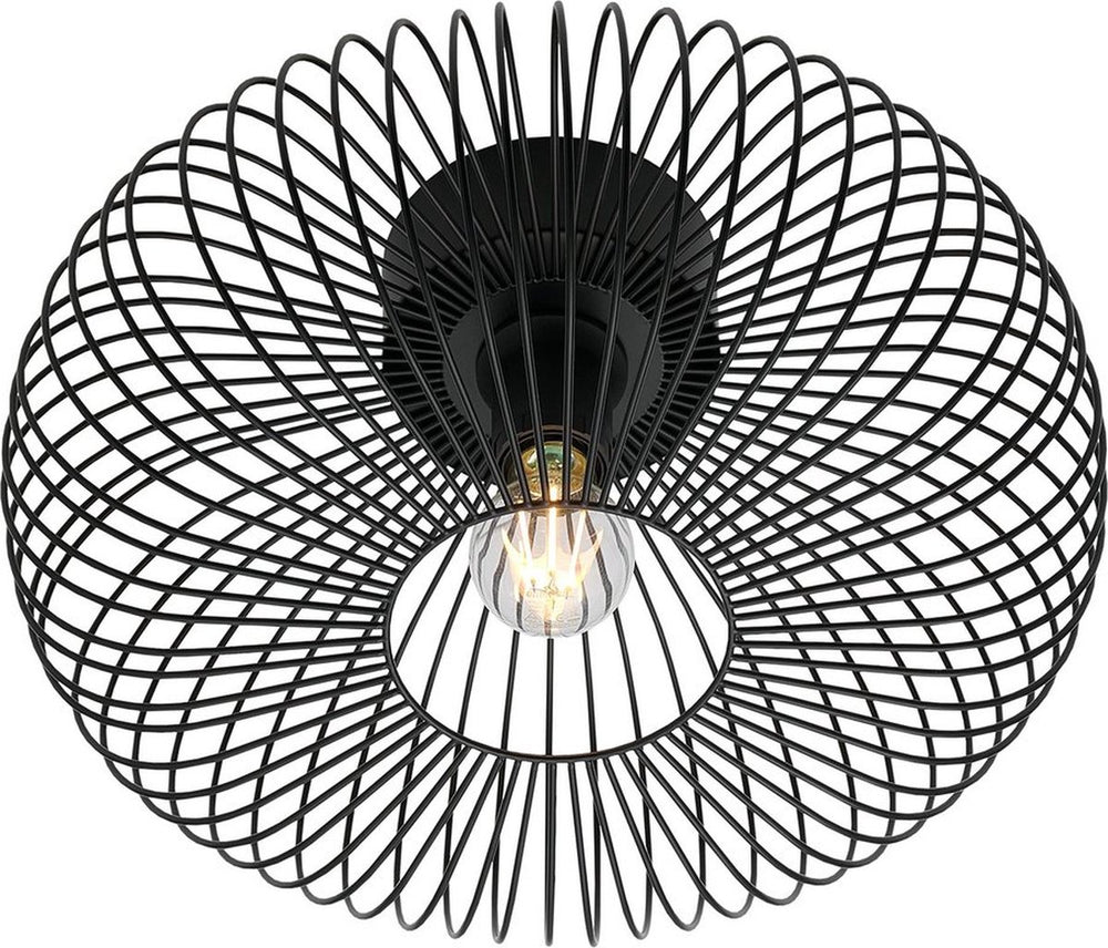 Nordlux beroni-plafondlamp-e27-metaal-zwart