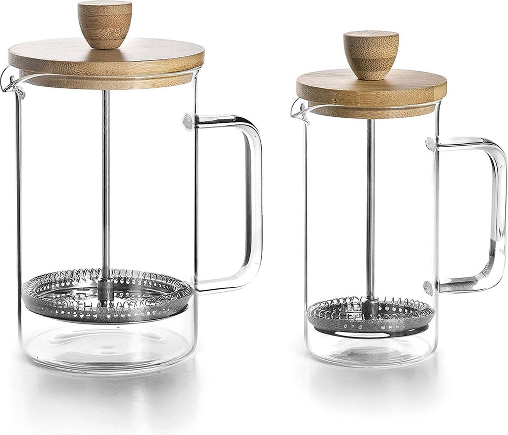 Lacor 350 ml houten embolus koffiezetapparaat