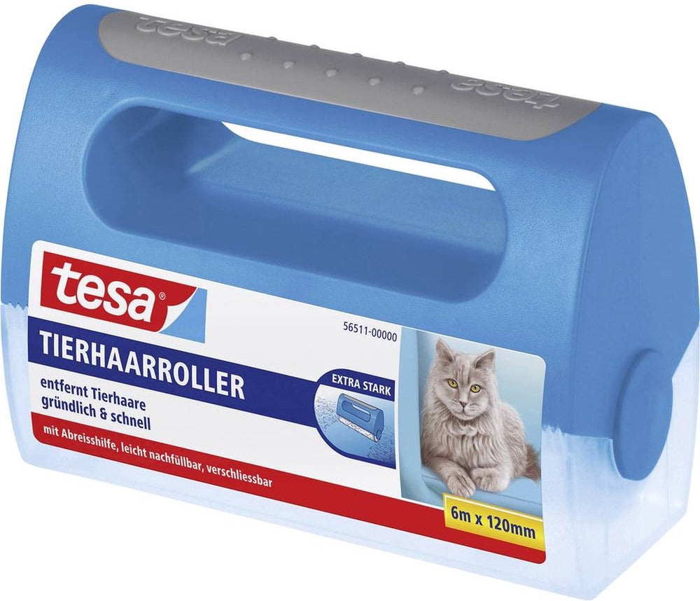 Tesa pluizenroller 1 stuk(s) blauw