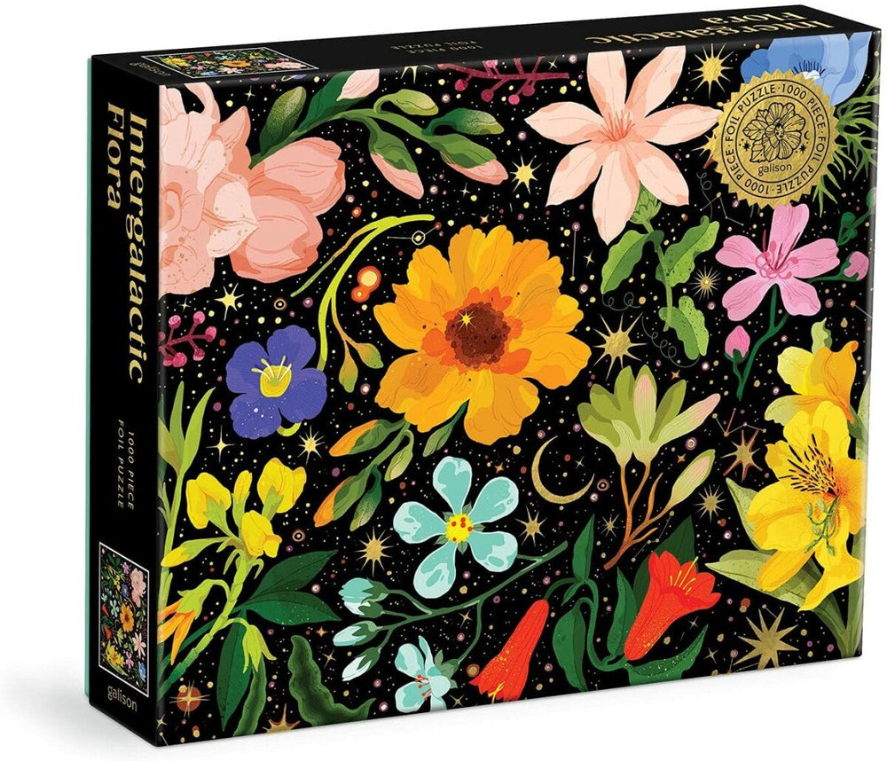 Intergalactic flora 1000 piece foil puzzle