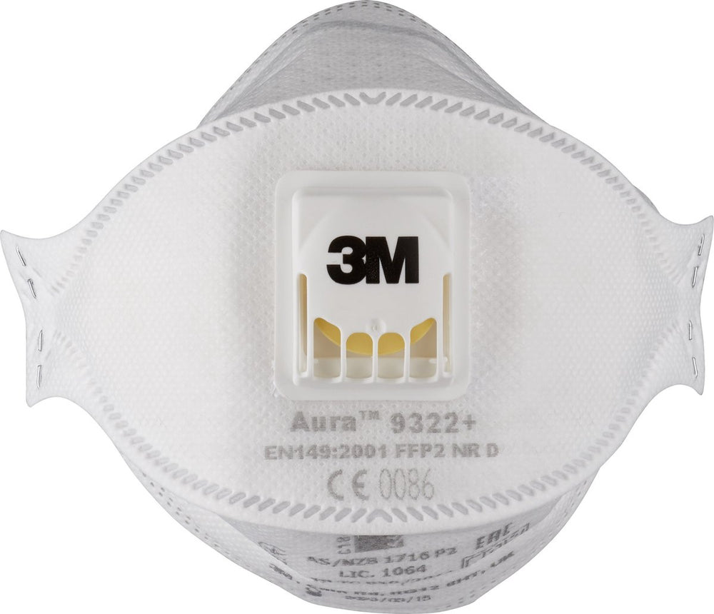 3m stofmasker ffp2 - 9322 - 10 stuks (doos)