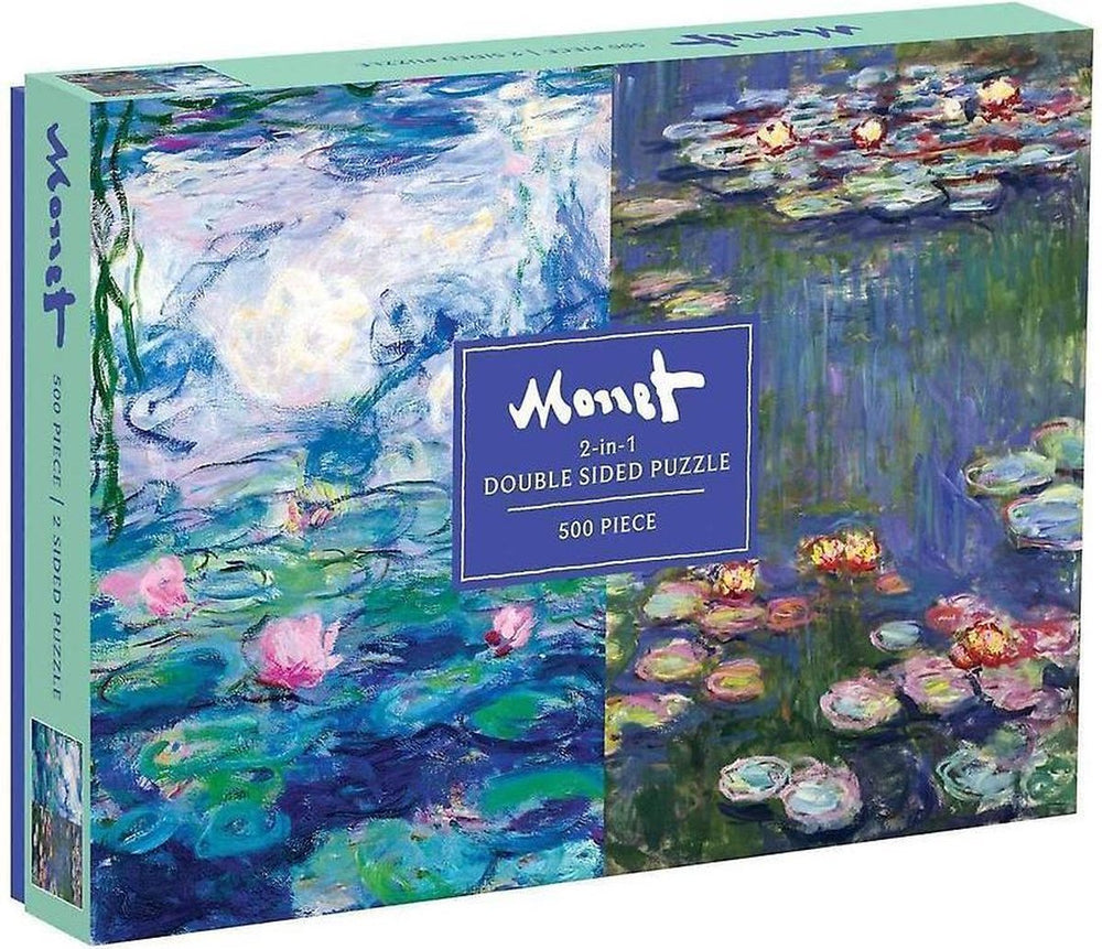 Monet 500 piece double sided puzzle