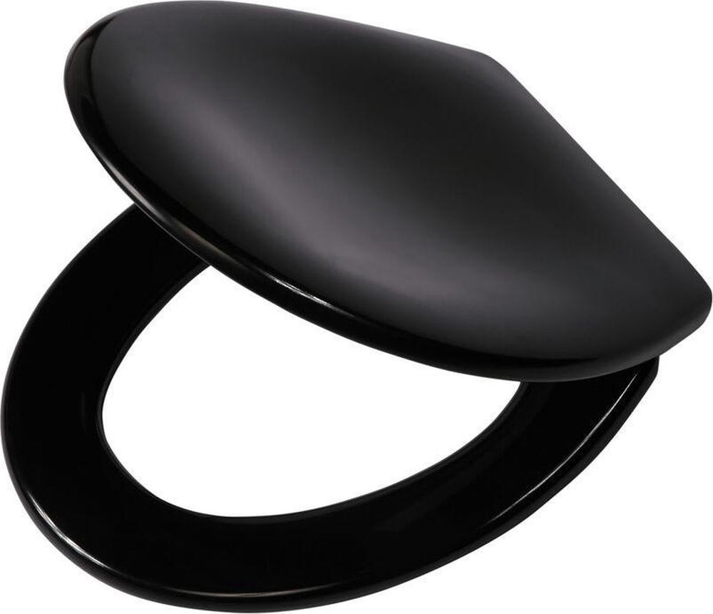 Tiger ventura - wc bril - toiletbril met deksel - soft close - easy clean functie - duroplast - zwart