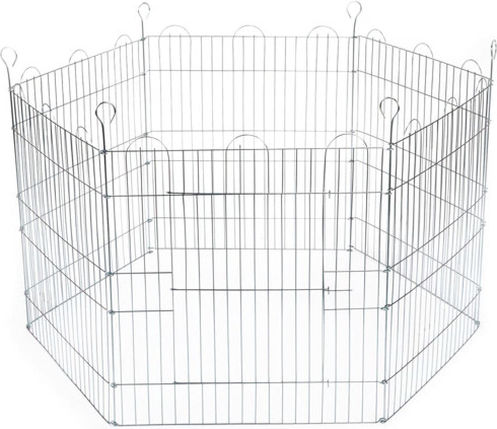 Beeztees - konijnenren - 6 panelen - 66,5x58 cm, diam. 100 cm