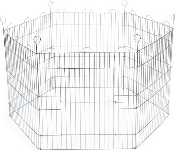 Beeztees - konijnenren - 6 panelen - 66,5x58 cm, diam. 100 cm