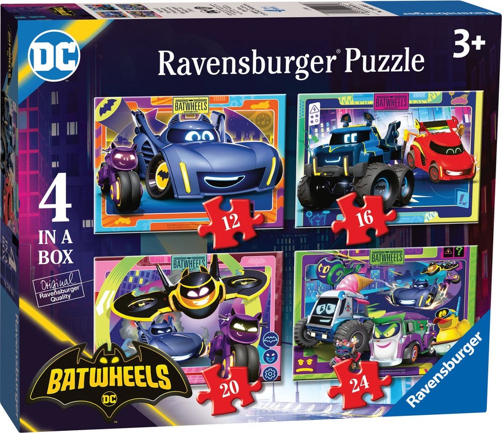 Ravensburger legpuzzel badweels 4in1, 24st.