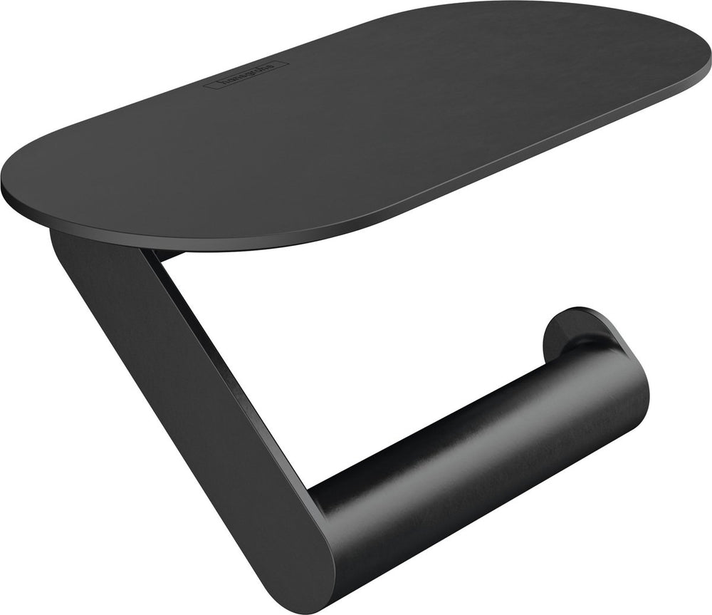 Hansgrohe wallstoris closetrolhouder 23x9.7x3.4cm zwart mat
