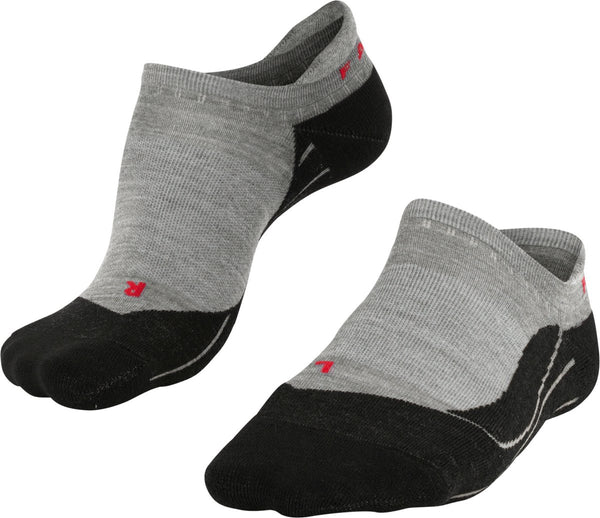 Falke tk5 invisible anti-blaar dun wol functioneel materiaal wandelsokken heren grijs - maat 39-41
