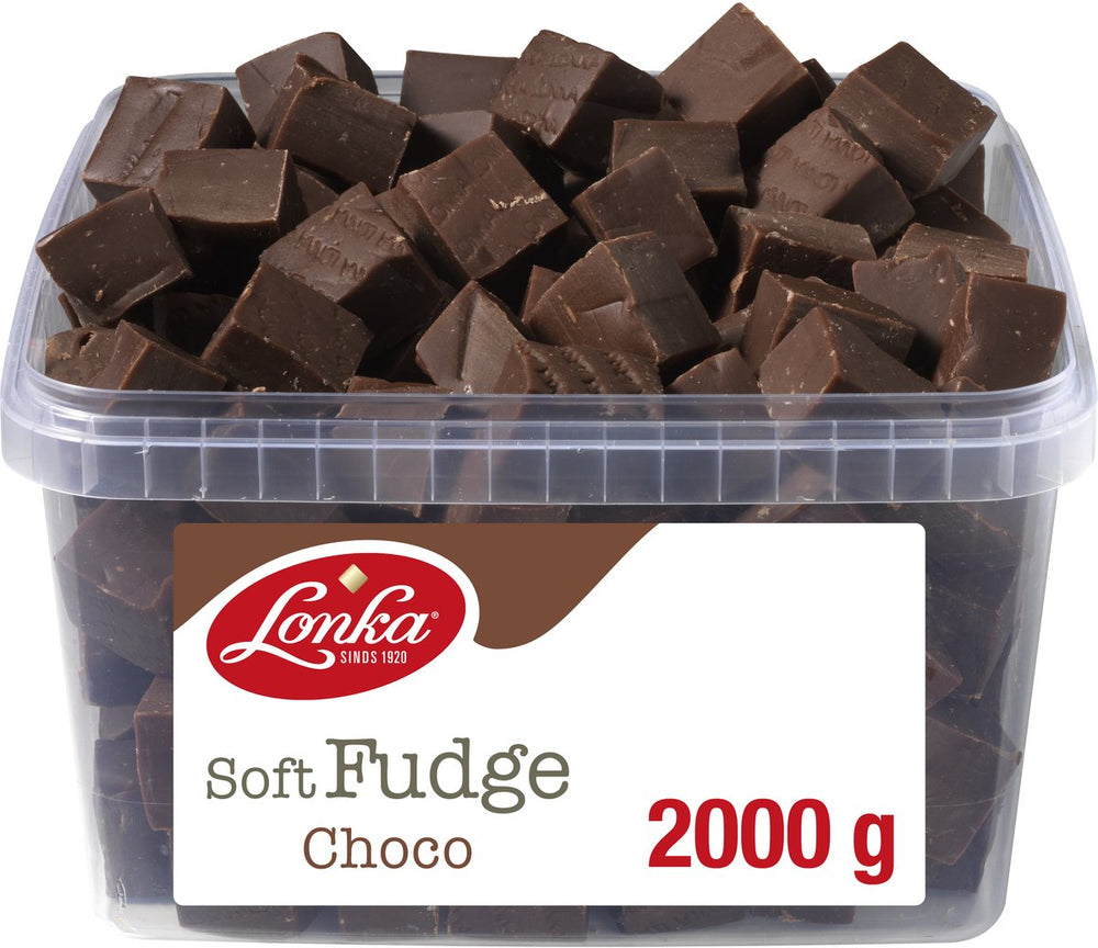 Lonka fudge chocolade - 1 x 2 kilo