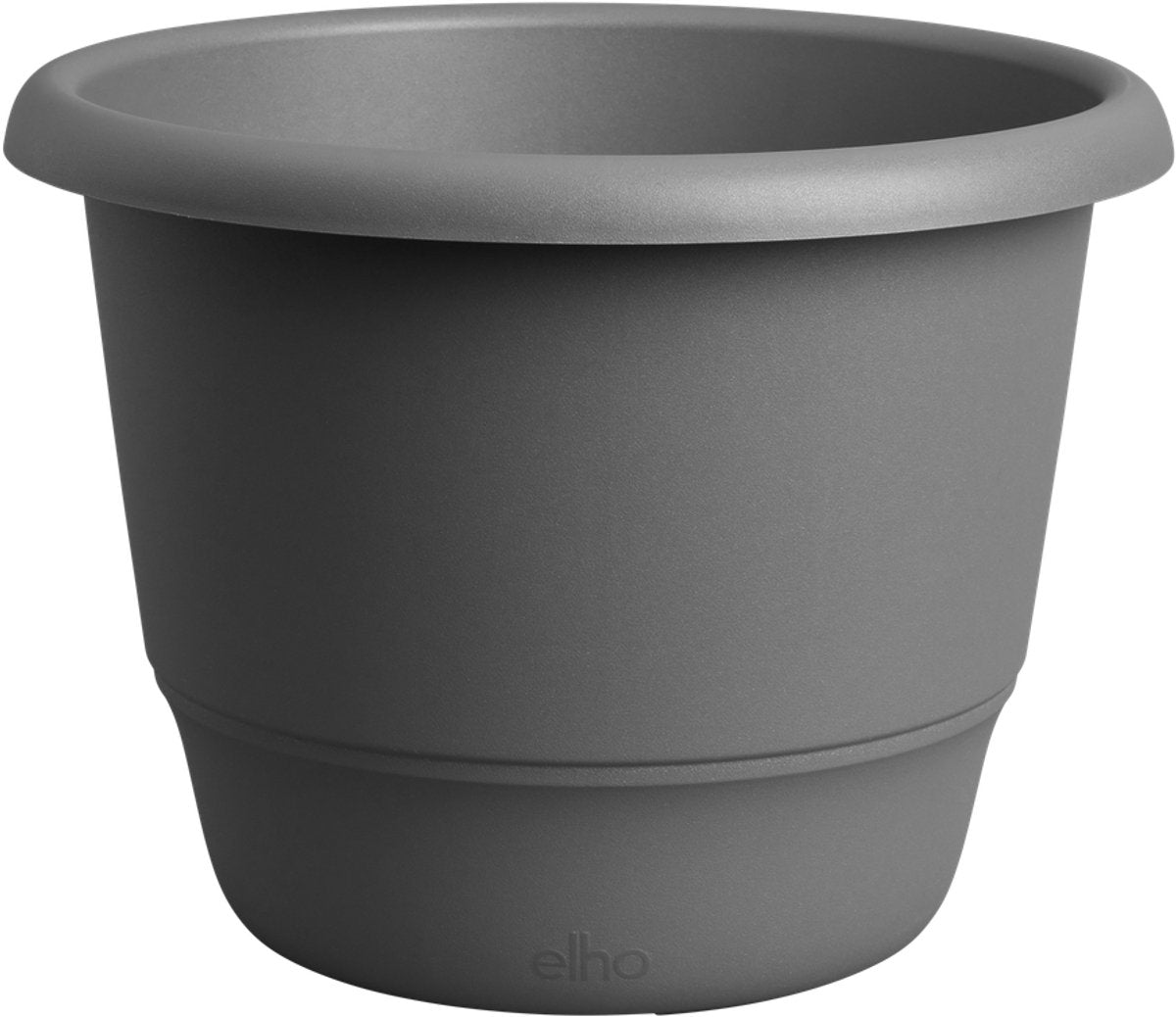 Elho amiga rond 47 - bloempot voor binnen buiten - 100% gerecycled plastic - ø 47.0 x h 35.3 cm - antraciet
