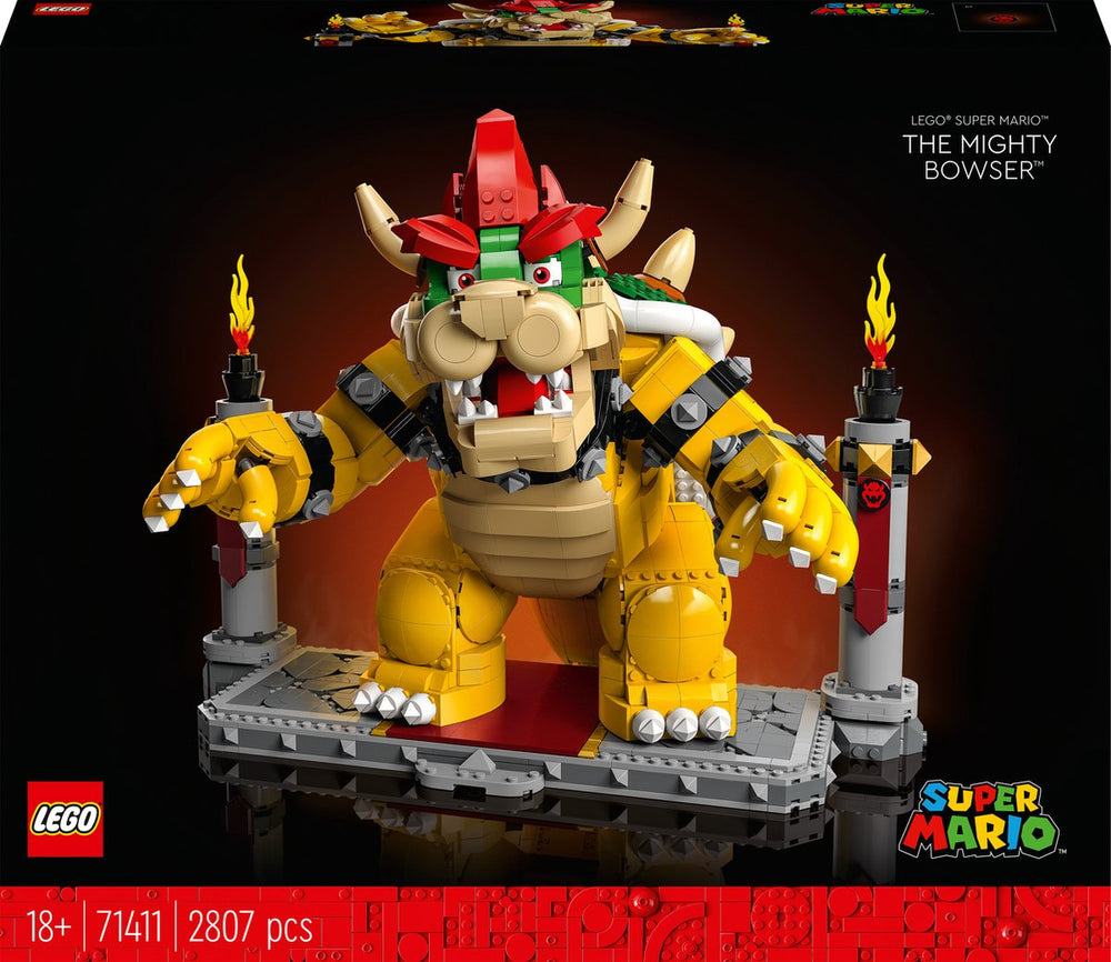 Lego super mario 71411 de krachtige bowser modelbouwset