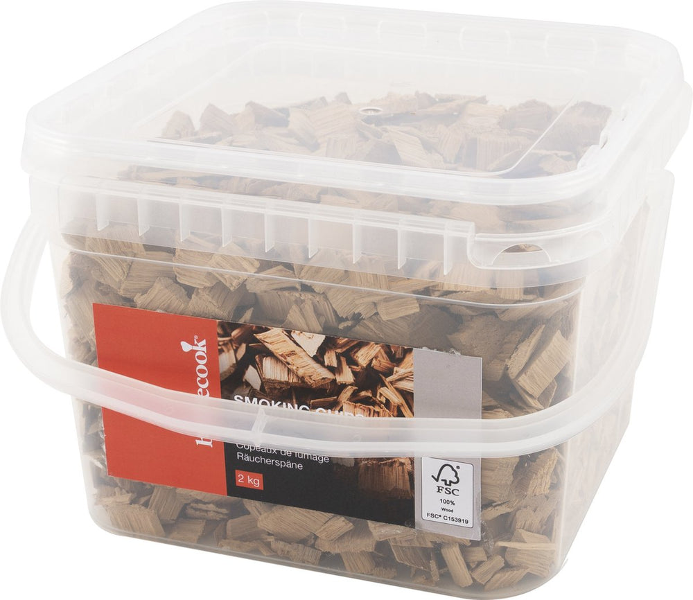 Barbecook - houtsnippers bbq - rookhout bbq - rookchips - smaak van eiken en whiskey - 2 kg