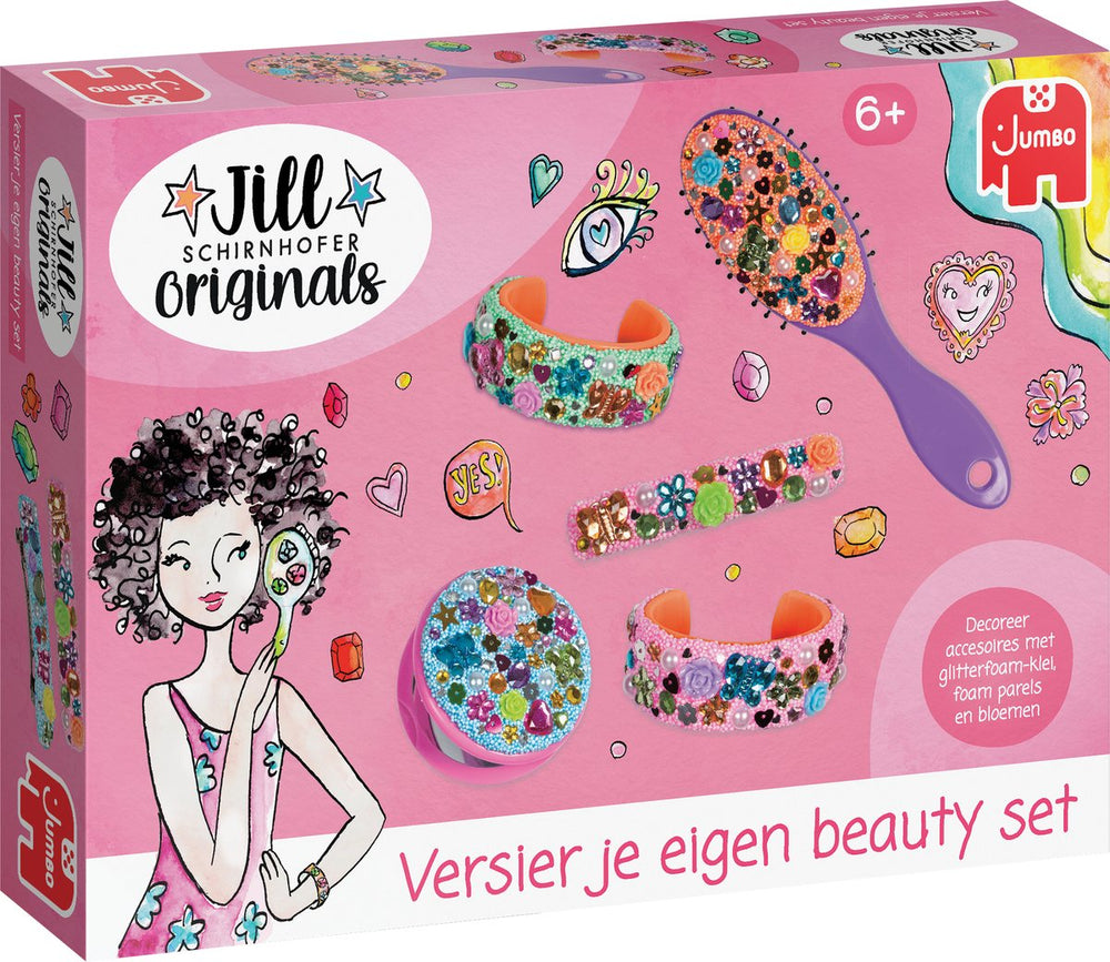 Jumbo - jill schirnhofer - versier je eigen beauty set - knutselset - knutselpakket 6 jaar