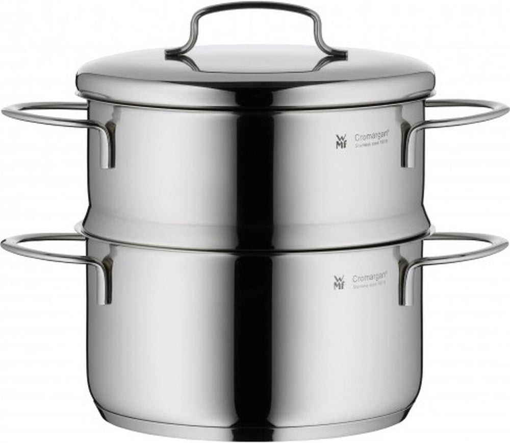 Wmf mini - groentestomer - ø16 cm - rvs - inclusief deksel - geschikt voor alle warmtebronnen