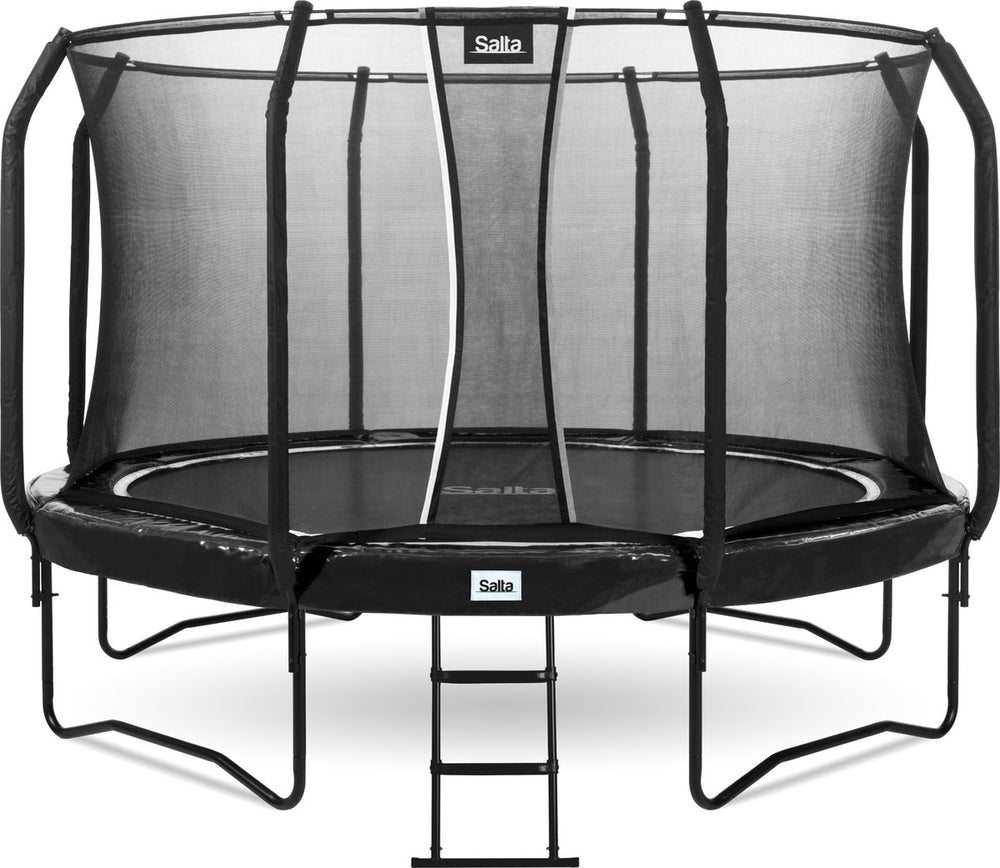 Salta first class - trampoline met veiligheidsnet en ladder - ø 305 cm - zwart