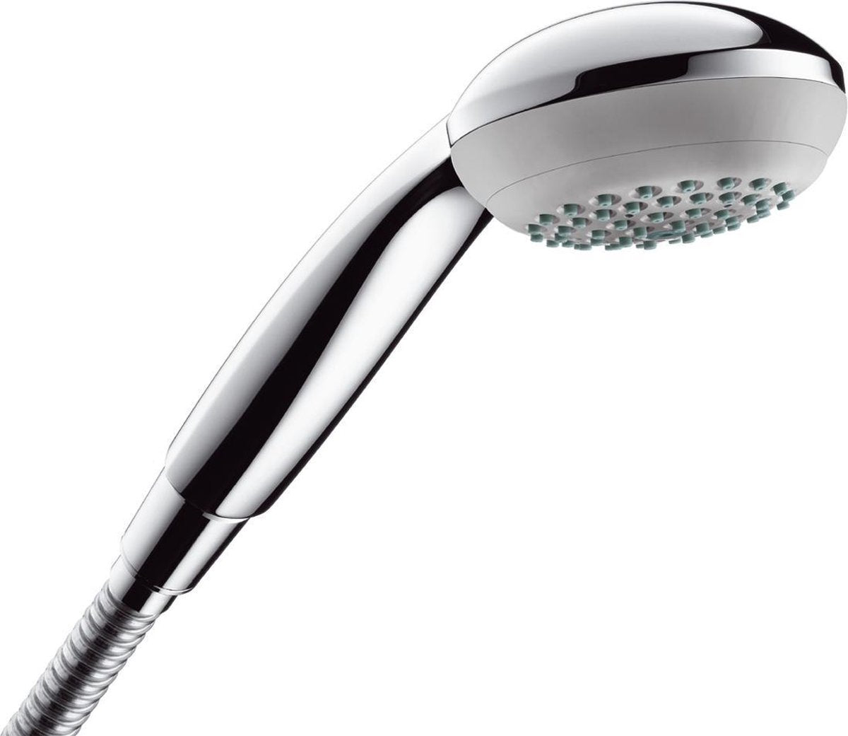 Hansgrohe crometta 85 handdouche 85 1jet green 6 l min - 1 straalsoort - diameter douchekop 85 mm - chroom