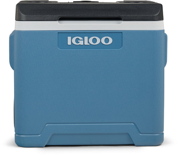 Igloo - ip42 - passieve koelbox - 42 liter - blauw - met wielen
