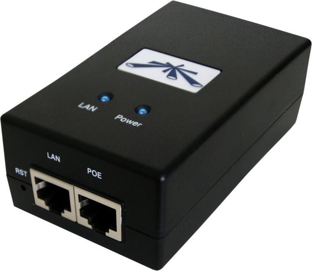 Ubiquiti poe-24 serie - netwerk poe adapter - 24v - 30w - gigabit