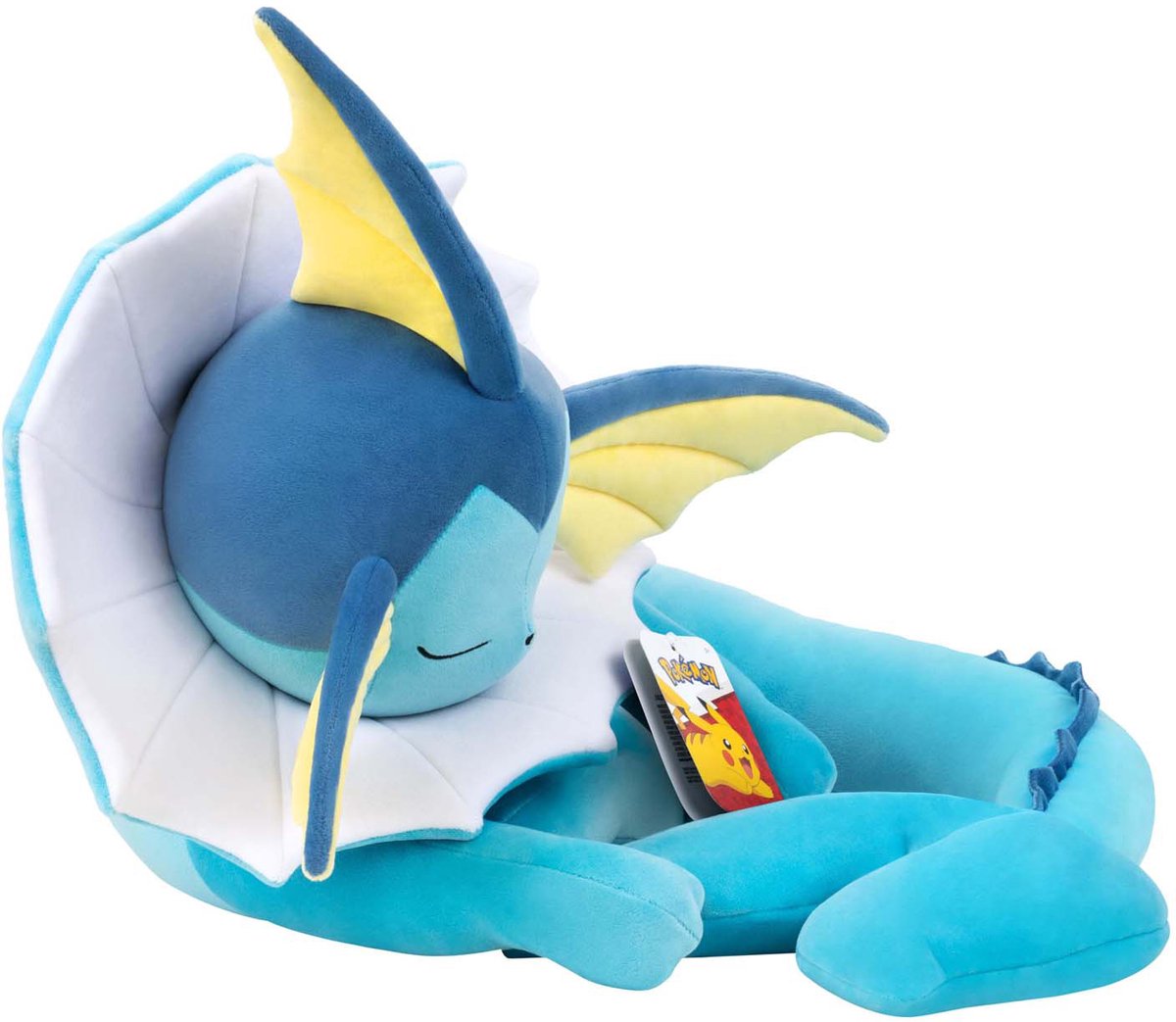 Jazwares pokémon knuffel pluche slapende vaporeon - 45cm