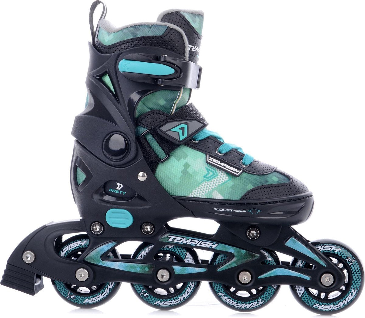 Inlineskates Dasty 82A softboot groen maat 40-43