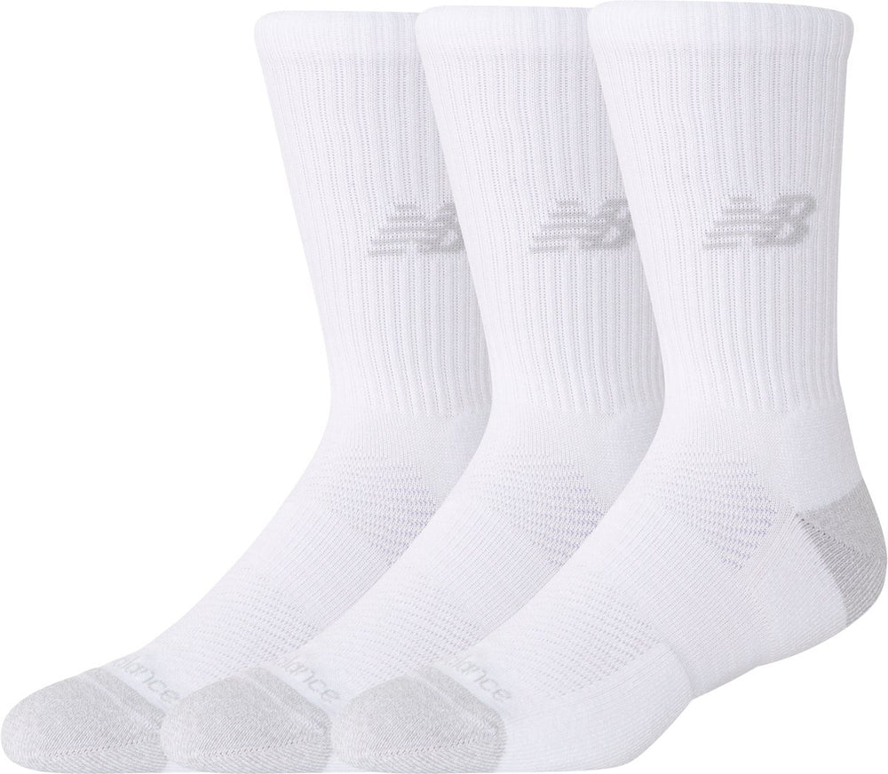 New balance active crew socks 3 pack unisex sportsokken - white