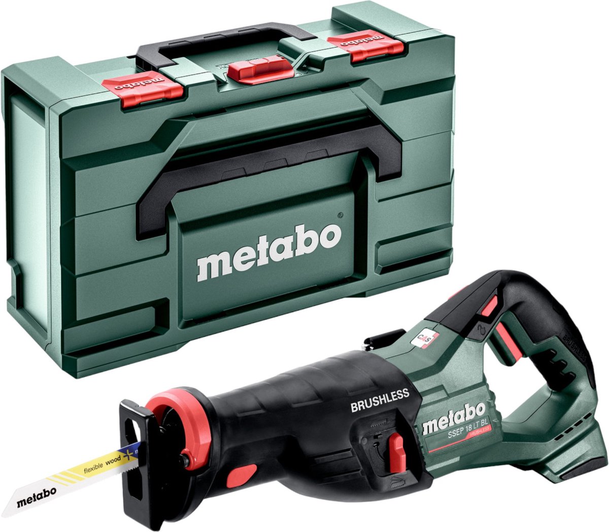 Metabo ssep 18 lt bl accu reciprozaag 18v excl. accu's en lader in x - 601617840